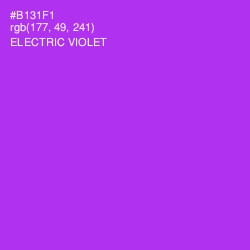 #B131F1 - Electric Violet Color Image