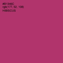 #B1346C - Hibiscus Color Image