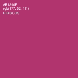 #B1346F - Hibiscus Color Image