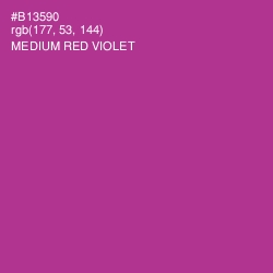 #B13590 - Medium Red Violet Color Image