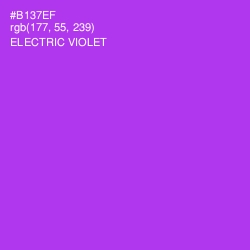 #B137EF - Electric Violet Color Image