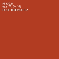 #B13C21 - Roof Terracotta Color Image