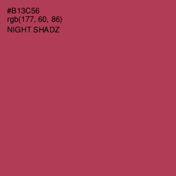 #B13C56 - Night Shadz Color Image