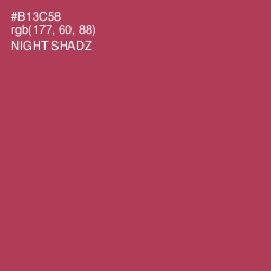 #B13C58 - Night Shadz Color Image