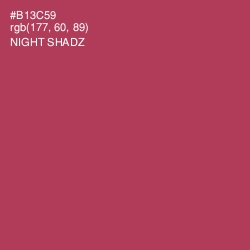#B13C59 - Night Shadz Color Image