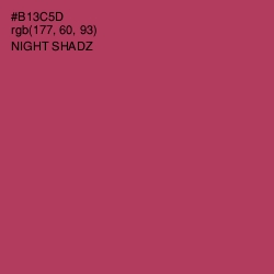 #B13C5D - Night Shadz Color Image