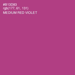 #B13D83 - Medium Red Violet Color Image