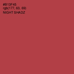 #B13F45 - Night Shadz Color Image