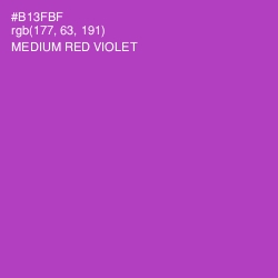 #B13FBF - Medium Red Violet Color Image