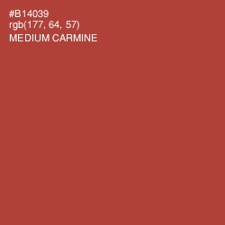 #B14039 - Medium Carmine Color Image