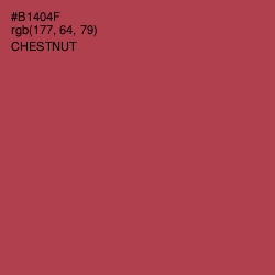 #B1404F - Chestnut Color Image