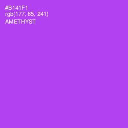 #B141F1 - Amethyst Color Image