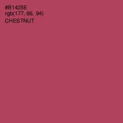 #B1425E - Chestnut Color Image