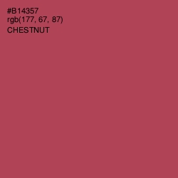 #B14357 - Chestnut Color Image