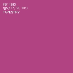 #B14383 - Tapestry Color Image