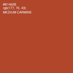 #B1462B - Medium Carmine Color Image