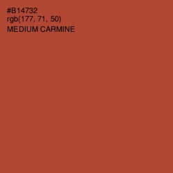 #B14732 - Medium Carmine Color Image