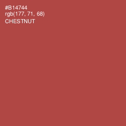 #B14744 - Chestnut Color Image