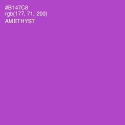 #B147C8 - Amethyst Color Image