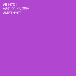 #B147D1 - Amethyst Color Image