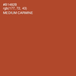 #B1482B - Medium Carmine Color Image