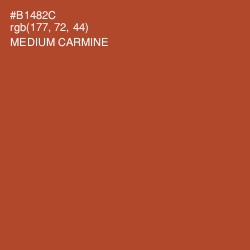 #B1482C - Medium Carmine Color Image