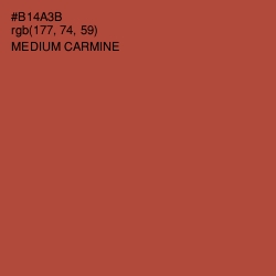 #B14A3B - Medium Carmine Color Image