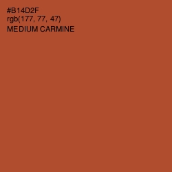 #B14D2F - Medium Carmine Color Image