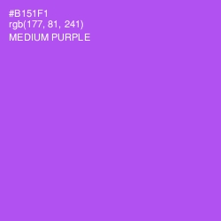 #B151F1 - Medium Purple Color Image