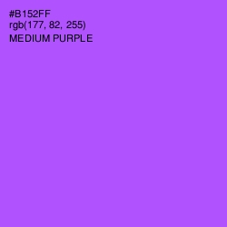 #B152FF - Medium Purple Color Image