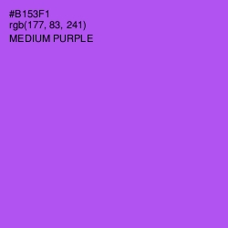 #B153F1 - Medium Purple Color Image