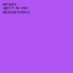 #B154F4 - Medium Purple Color Image