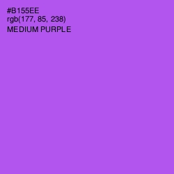 #B155EE - Medium Purple Color Image