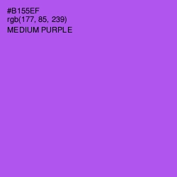 #B155EF - Medium Purple Color Image