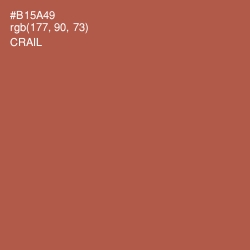 #B15A49 - Crail Color Image