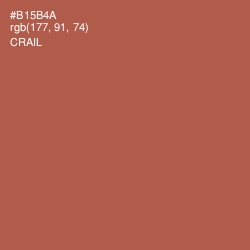 #B15B4A - Crail Color Image