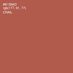 #B15B4D - Crail Color Image