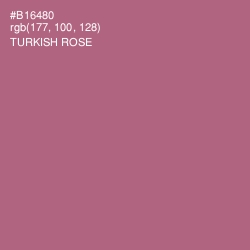 #B16480 - Turkish Rose Color Image