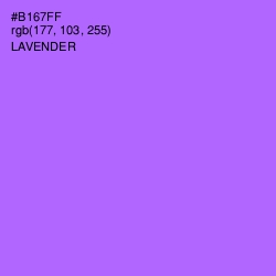 #B167FF - Lavender Color Image