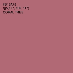 #B16A75 - Coral Tree Color Image