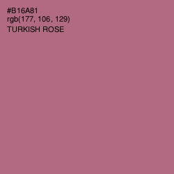 #B16A81 - Turkish Rose Color Image