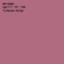 #B16B80 - Turkish Rose Color Image