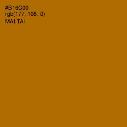 #B16C00 - Mai Tai Color Image