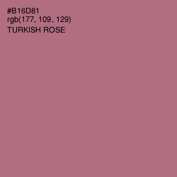 #B16D81 - Turkish Rose Color Image