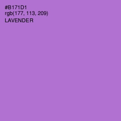 #B171D1 - Lavender Color Image