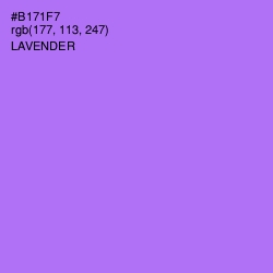 #B171F7 - Lavender Color Image