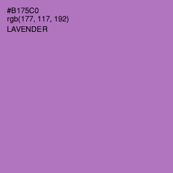 #B175C0 - Lavender Color Image