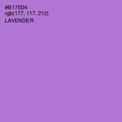 #B175D4 - Lavender Color Image