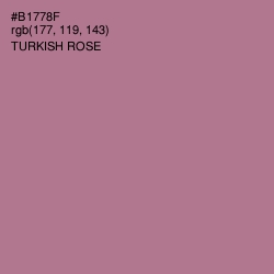 #B1778F - Turkish Rose Color Image