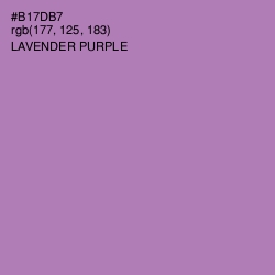 #B17DB7 - Lavender Purple Color Image